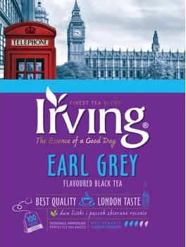 Irving HERBATA EARL GREY 100 SASZ. 48375232