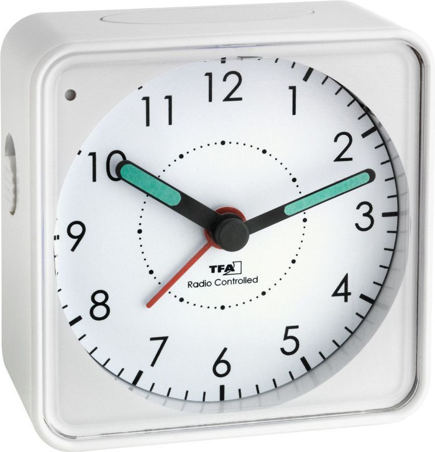 TFA 60.1510.02 Picco Alarm Clock Biały