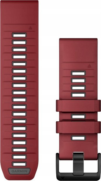 Garmin Garmin QuickFit-Armband 26 mm Silikon Marsala/Graphit