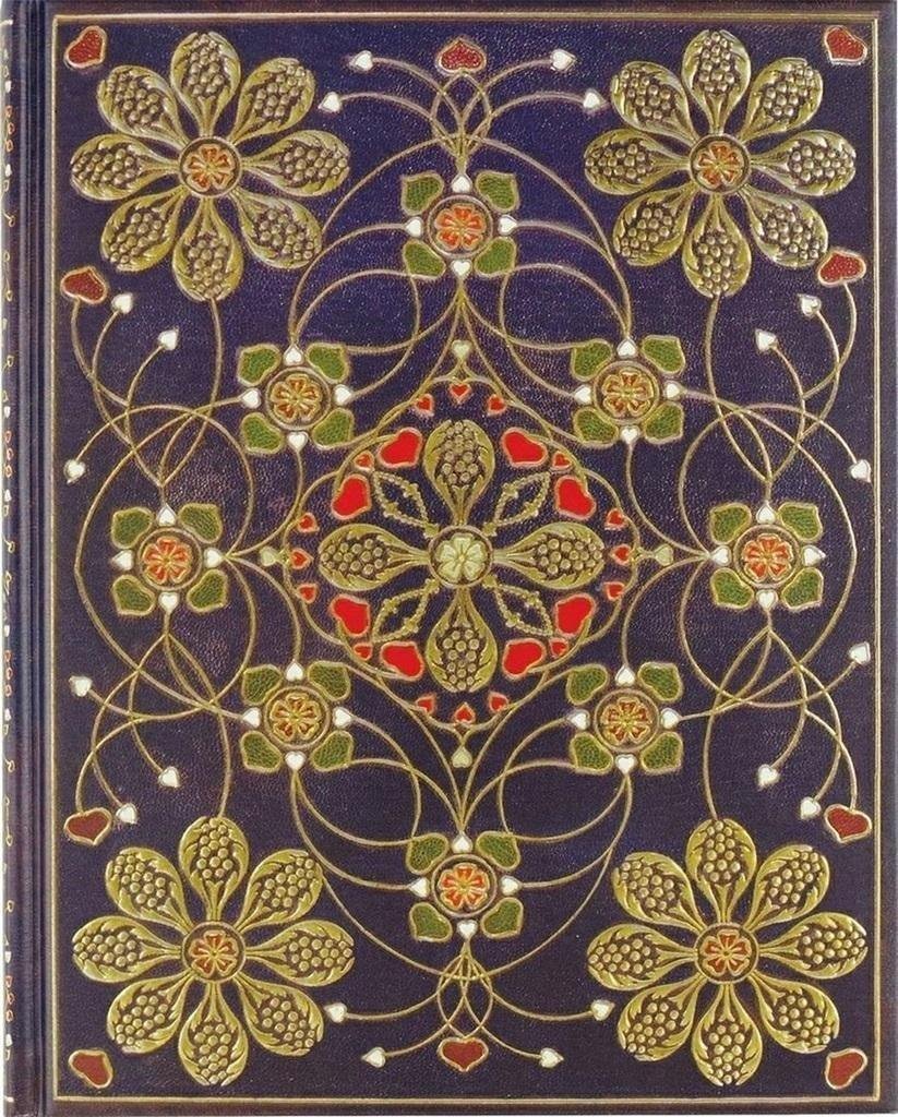 Peter Pauper Press Notatnik Duży Antyczne Kwiaty