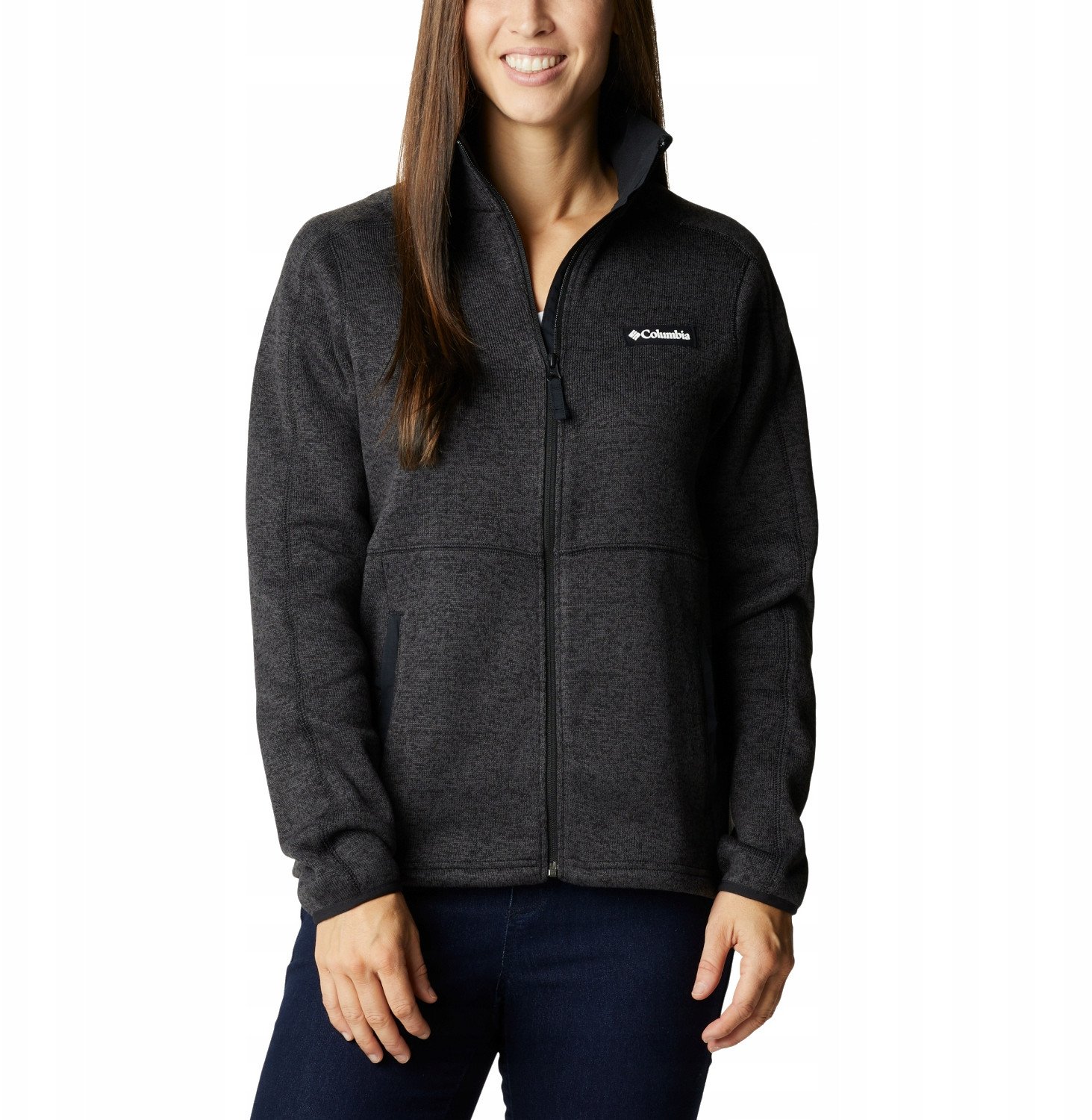 Columbia Sweater Weather Full Zip Fleece 1958933010 Czarne S