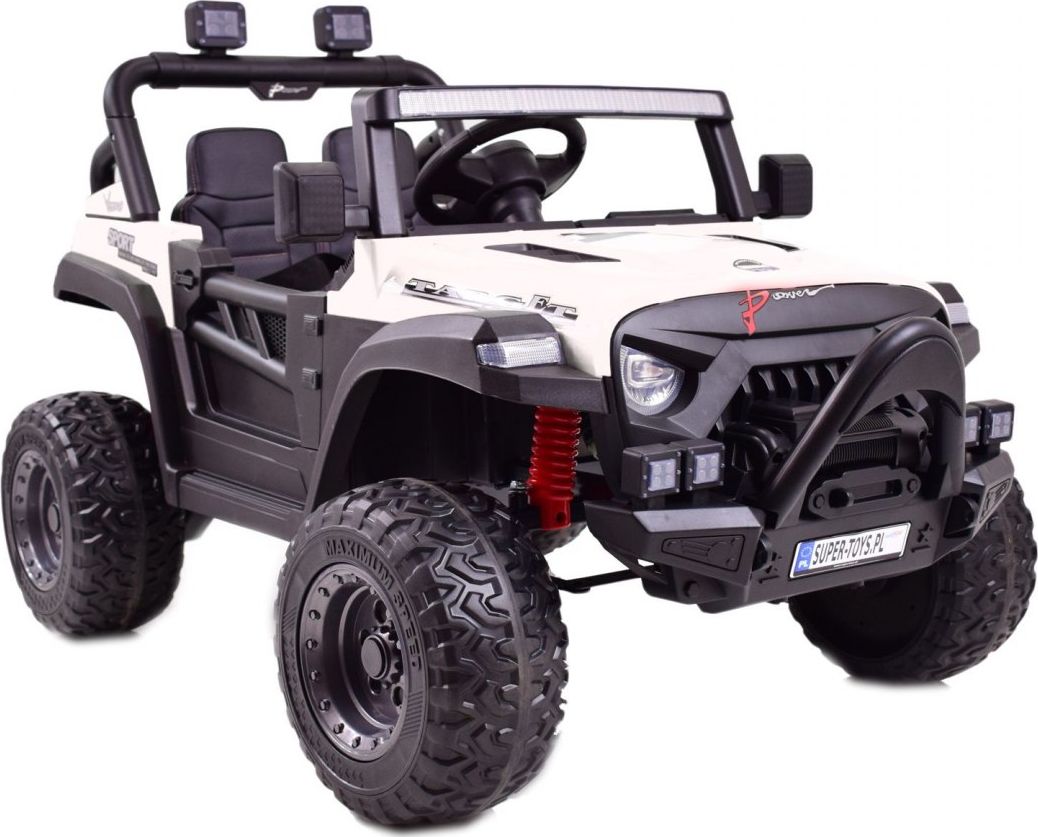 Super-Toys NAJNOWSZY DZIP NA AKUMULATOR "TARGET", WSPOMAGANIE KIEROWNICY, MIĘKKIE KOŁA, MIĘKKIE SIEDZENIE/BBH-016