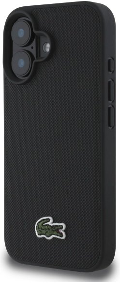 Lacoste LCHMP16MPVCK iPhone 16 Plus 6.7" black/black hardcase Iconic Petit Pique MagSafe