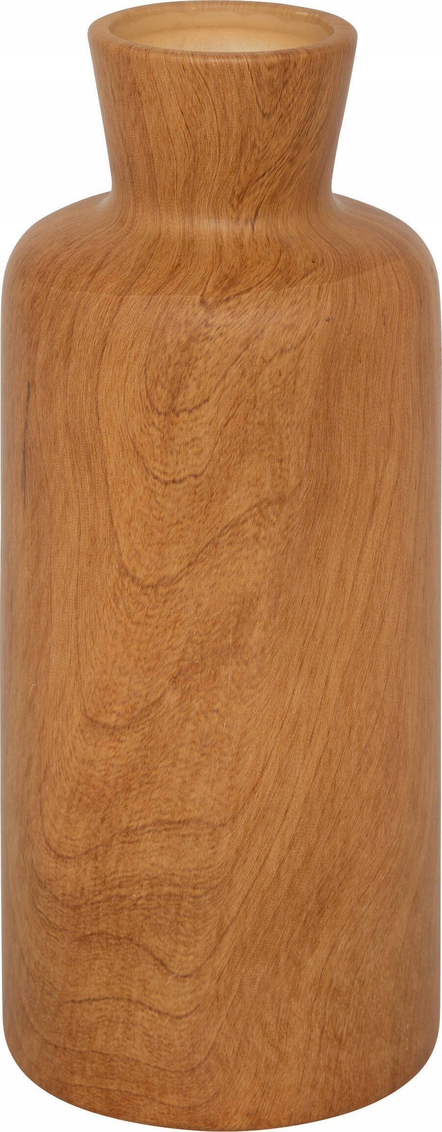 Wazon ceramiczny SAO, efekt drewna, 30 cm