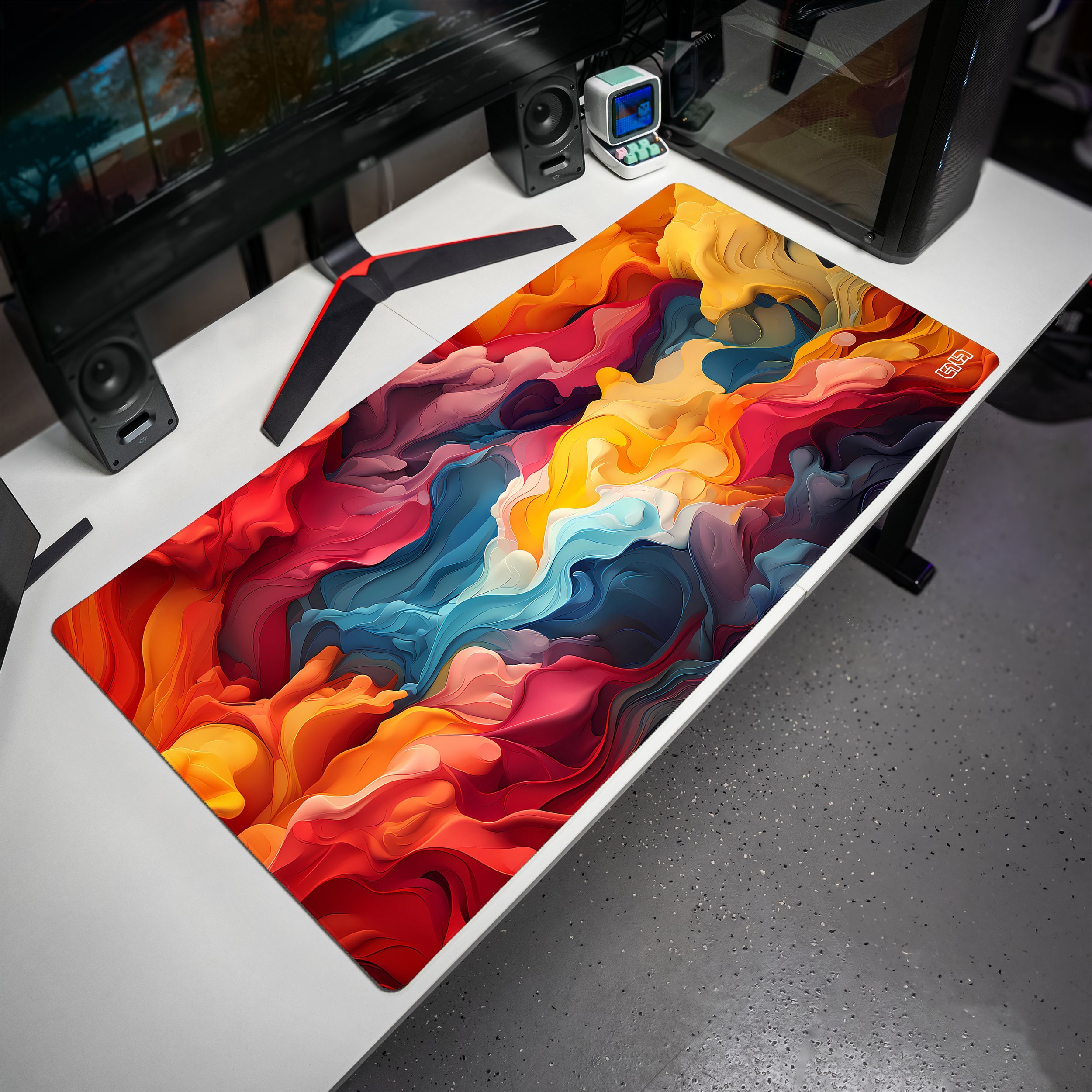Podkładka Tilt DUŻA PODKŁADKA POD MYSZKĘ Jedwabny Kalejdoskop 100x50 TILT Wodoodporna