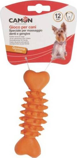 CAMON DENTAL kość gumowa z kolcami 12 cm