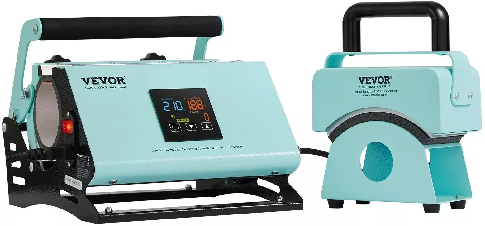 Prasa sublimacyjna do czapek i kubków 2w1 regulacja czasu i temperatury