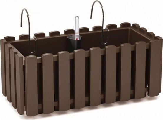 Prosperplast BOARDEE SKRZYNKA BALKONOWA Z HAKAMI 38CM NAWADNIANIE