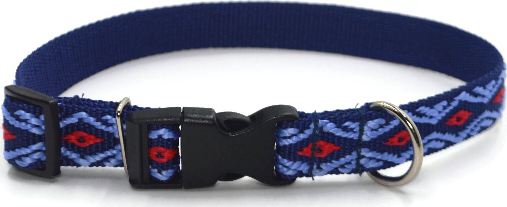 Alizoo Obroża dla dużego psa, owczarka 25mm/34-57cm piękne kolory, romb - ALIZOO