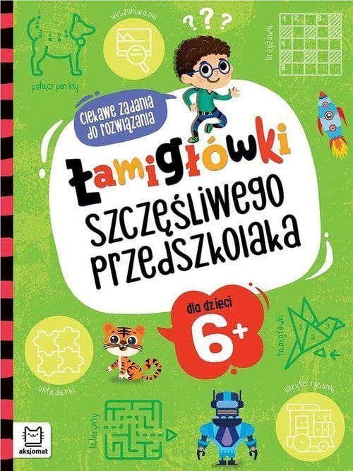 Łamigłówki szczęśl.przedszk.Ciek.zadania 6+ 39709