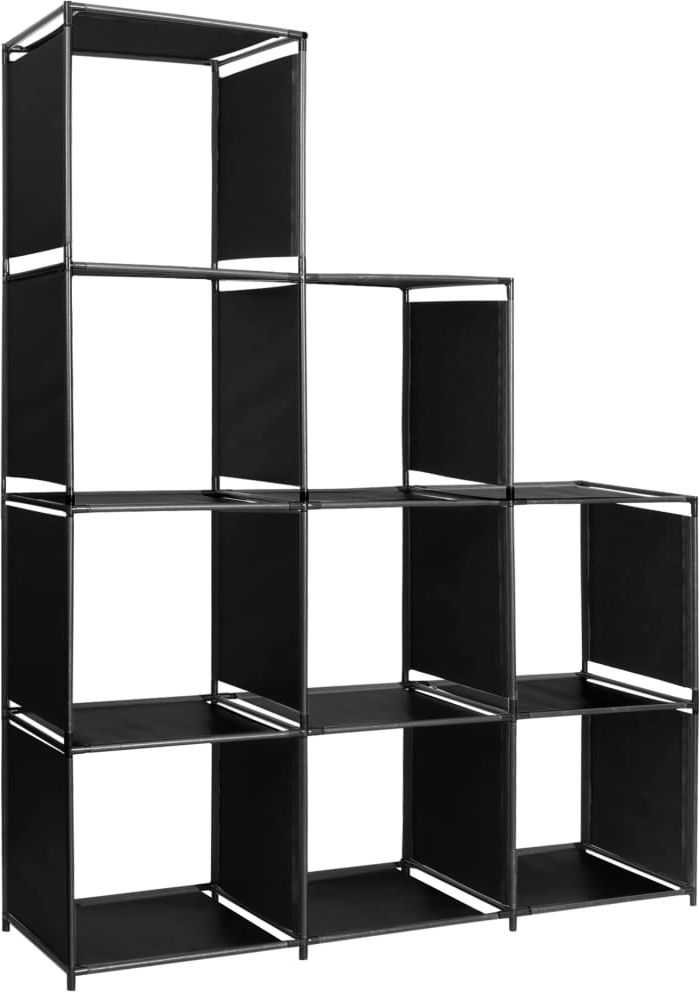 vidaXL Regał schodkowy, 130 x 45 x 170 cm, tkanina