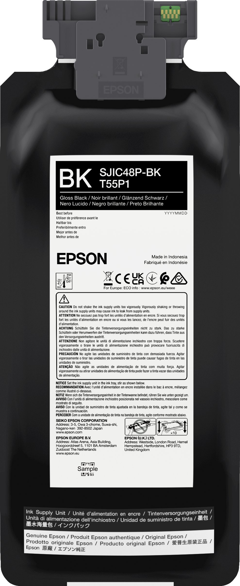 epson SJIC48P-BK INK CARTRIDGE FOR CW/C8000E BLACK