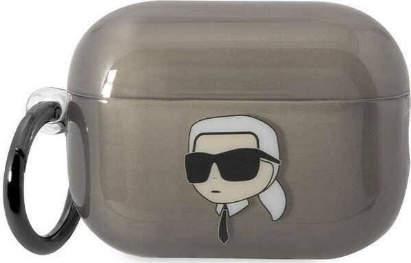 Karl Lagerfeld Etui KKLAP2HNIKTCK Apple AirPods Pro 2 czarny/black Ikonik Etui Karl Lagerfeld