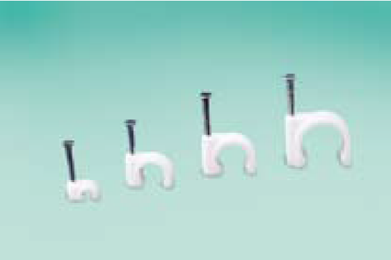 Trytyt Uchwyt kablowy z gwoździem typu flop O8 8x9,6mm 100szt. - FLOPO8