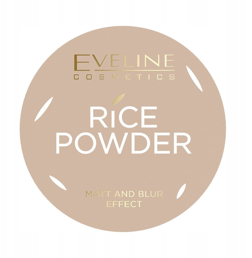 Eveline COSMETICS_Rice Powder Matt And Blur Effect przezroczysty sypki puder ryżowy matujący 10g