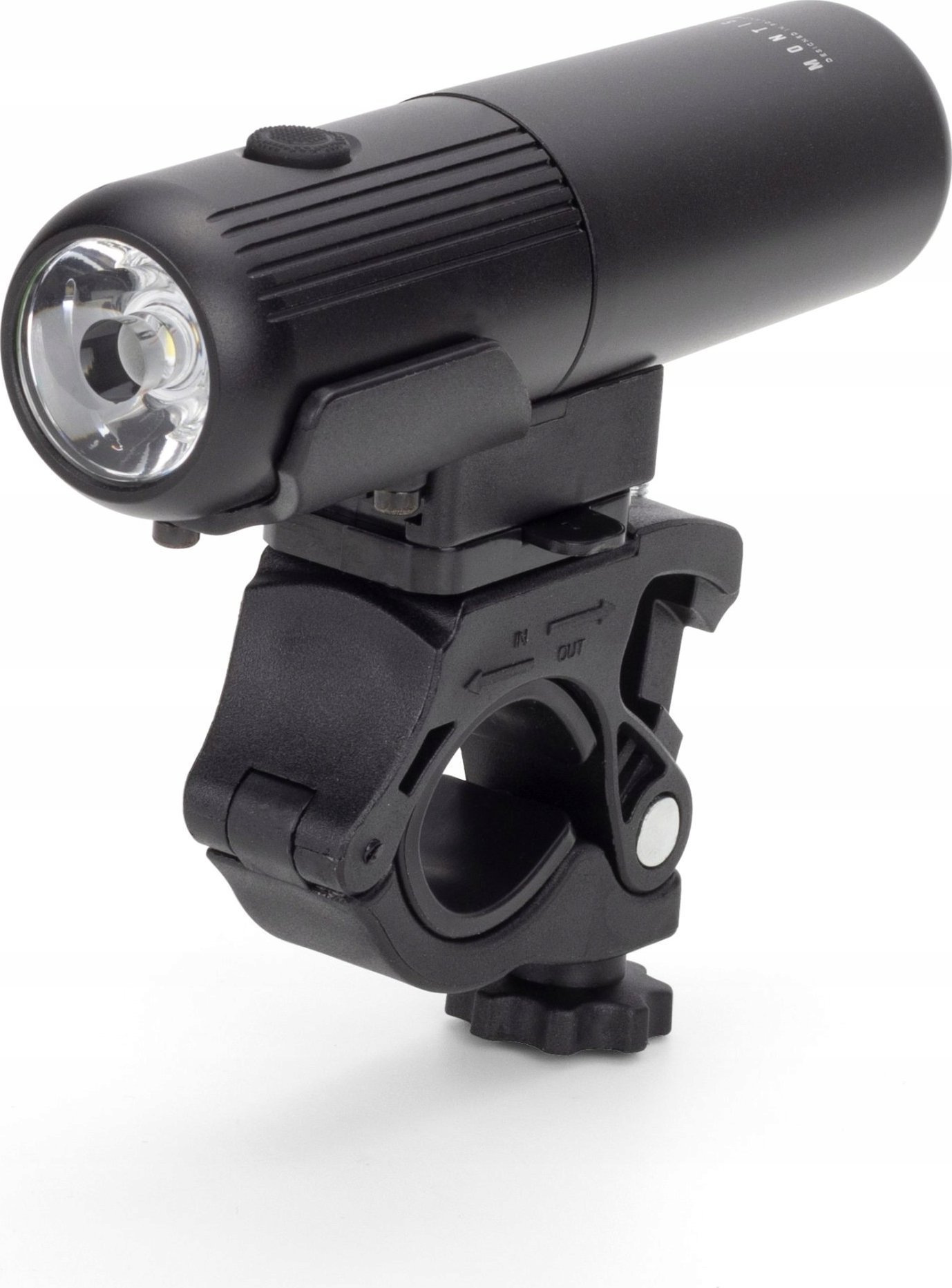 Montis Lampka rowerowa przód z funkcją latarki ręcznej Montis MT111