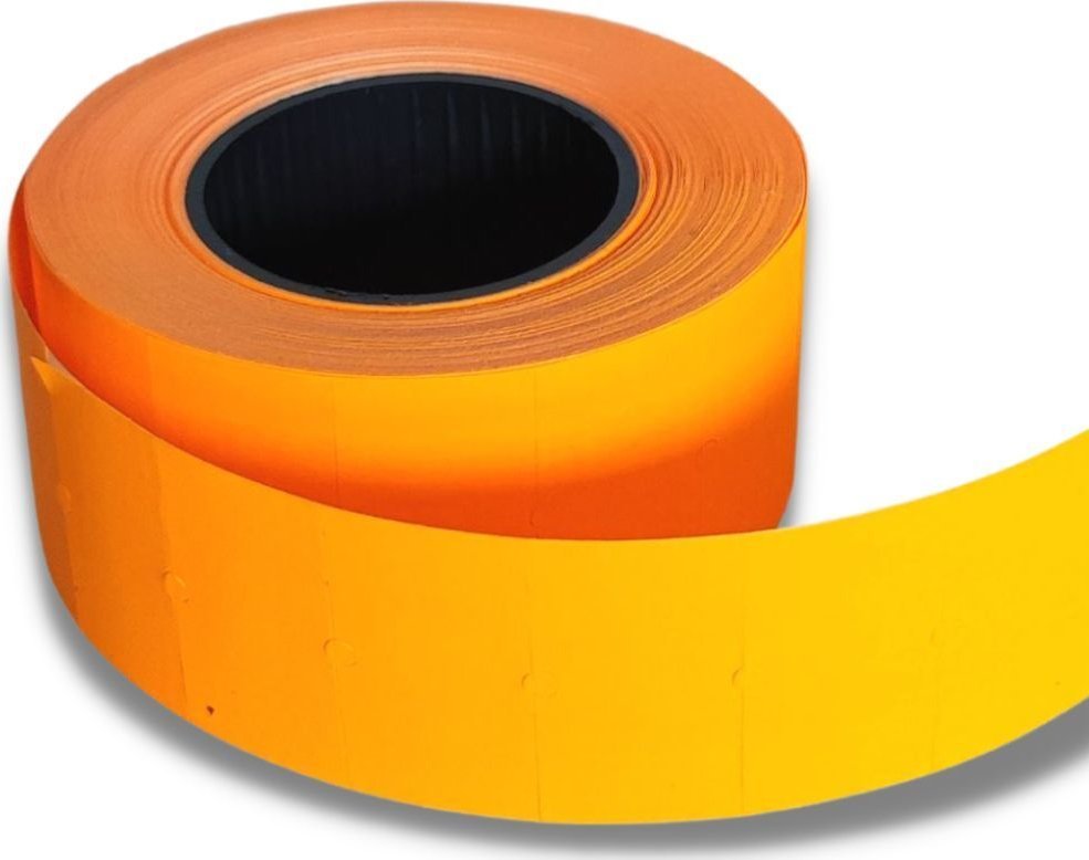 StudioCen Taśma do metkownicy Irz. prosta-pomarańczowa 5szt.