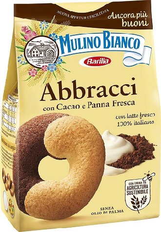 Ciastka kruche z kakao i świeżym masłem Abbracci 350g - Mulino Bianco