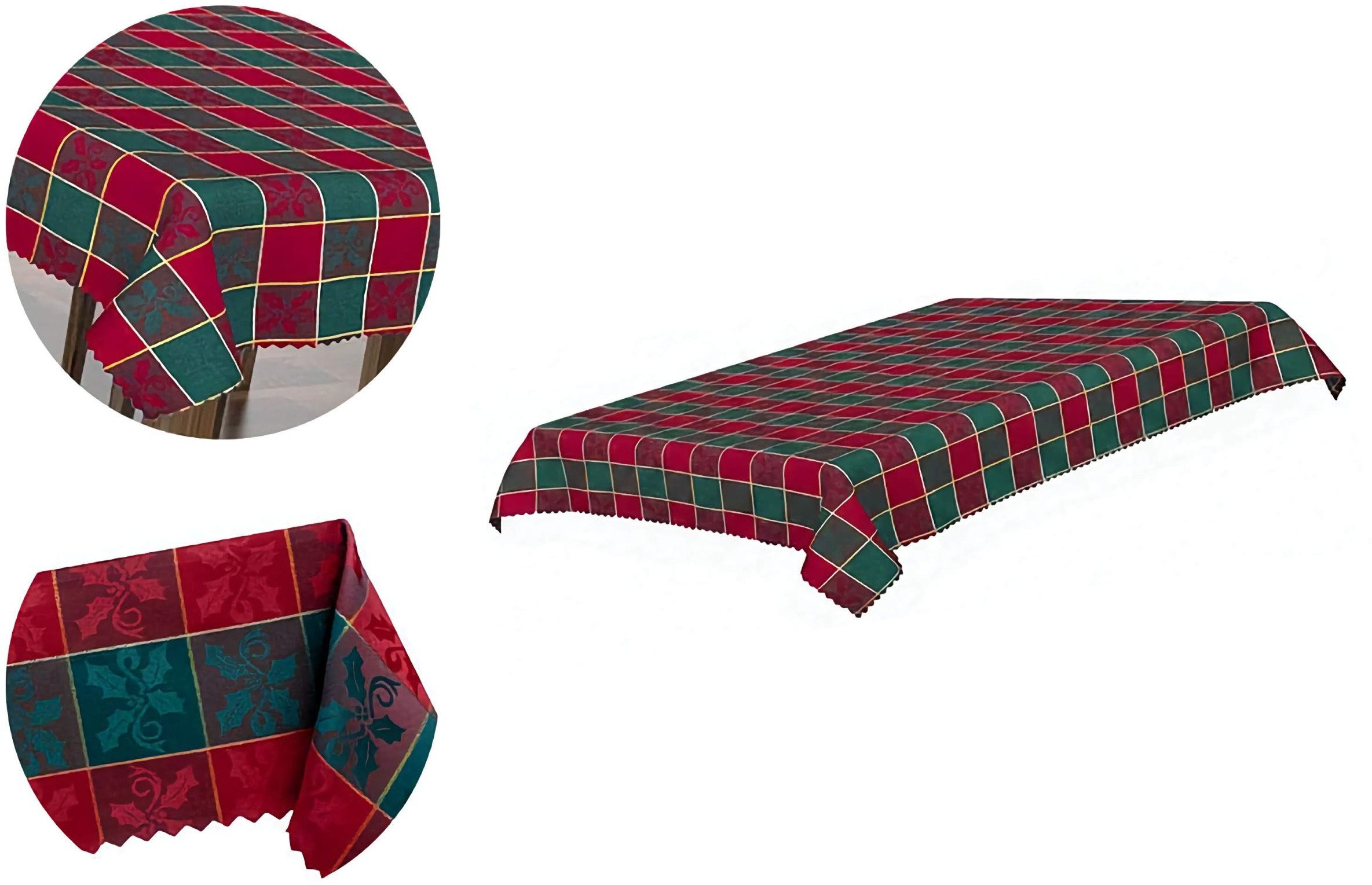 Obrus Red-Green 160 x 300 cm DomoweTekstylia | WNRG13 300 | Święta Boże Narodzenie