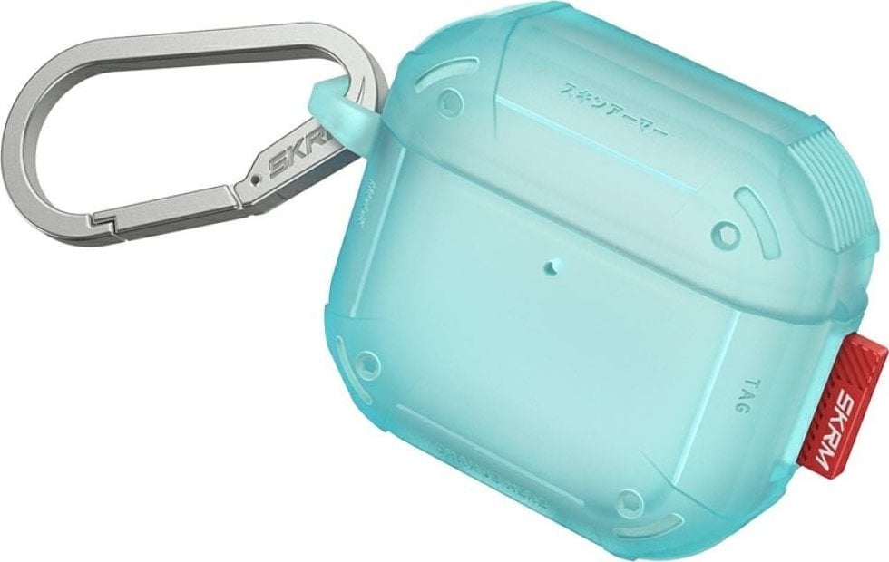 Etui Skinarma Mecha CE do AirPods 4 turkusowy