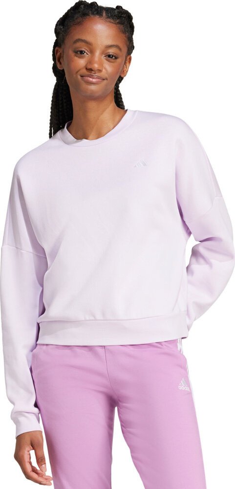 Bluza damska adidas Essentials Small Logo Feel Cozy fioletowa JF8827 XL