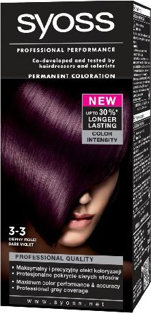 Syoss Farba do włosów Ciemny Fiolet nr 3-3