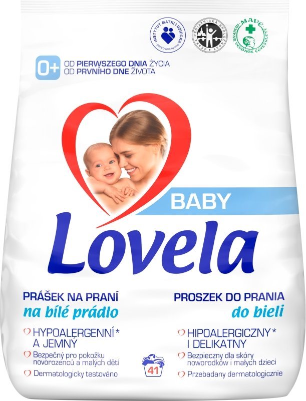 Lovela Proszek do prania hipoalergiczny Baby do bieli 4,1 kg