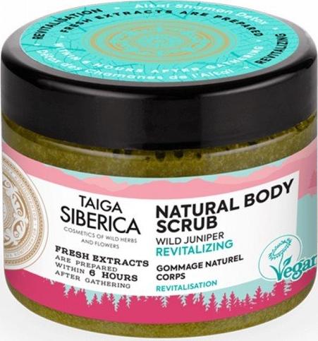 Natura Siberica SIBERICA PROFESSIONAL_Taiga Natural Body Scrub Revitalizing regenerujący peeling do ciała Ałtajski Detox 300ml