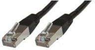 MicroConnect RJ-45/RJ-45 kat.6 3m Czarny (SSTP603S)