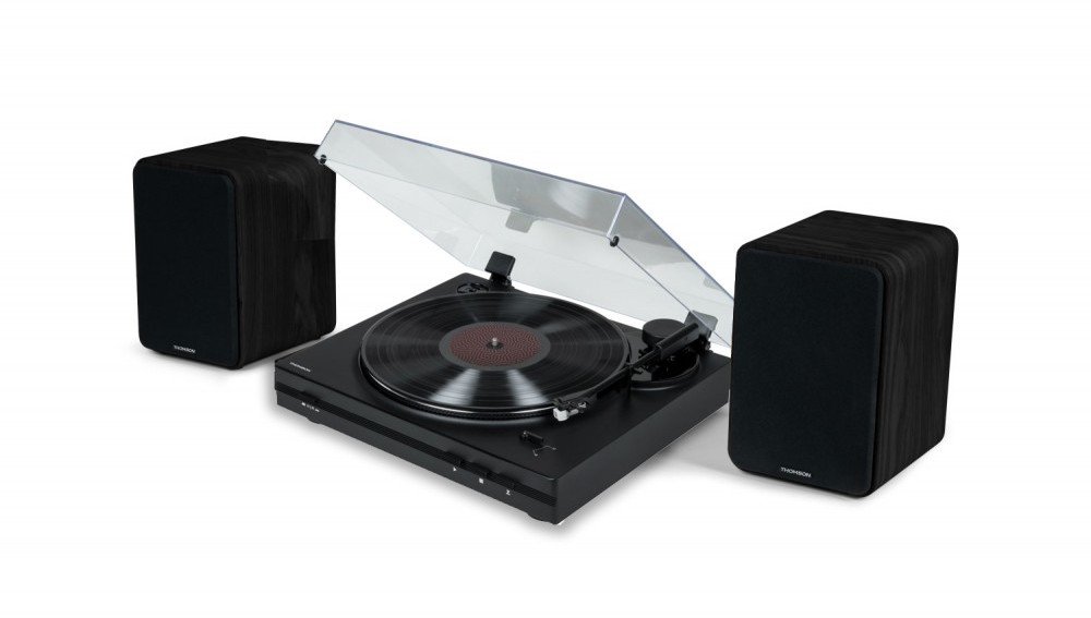 Gramofon z aktywnymi głośnikami THOMSON TT350 WS600DUO