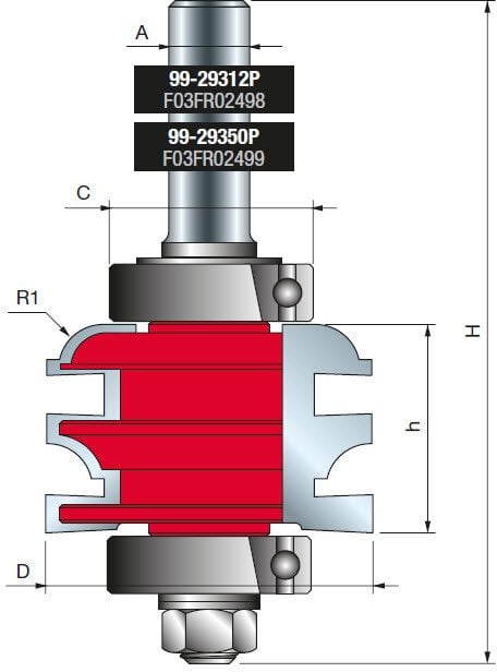 Frez 99-29350P 50,4X32,7X1/2 R7