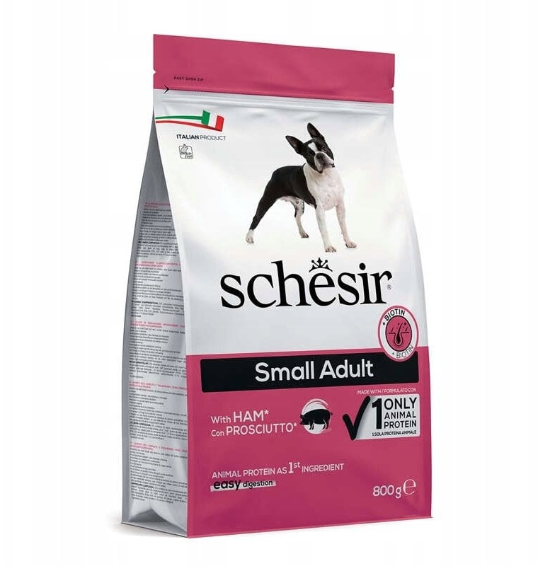 Original, karma sucha, dla psa, szynka, 800 g, worek, dla dorosłych malych ras