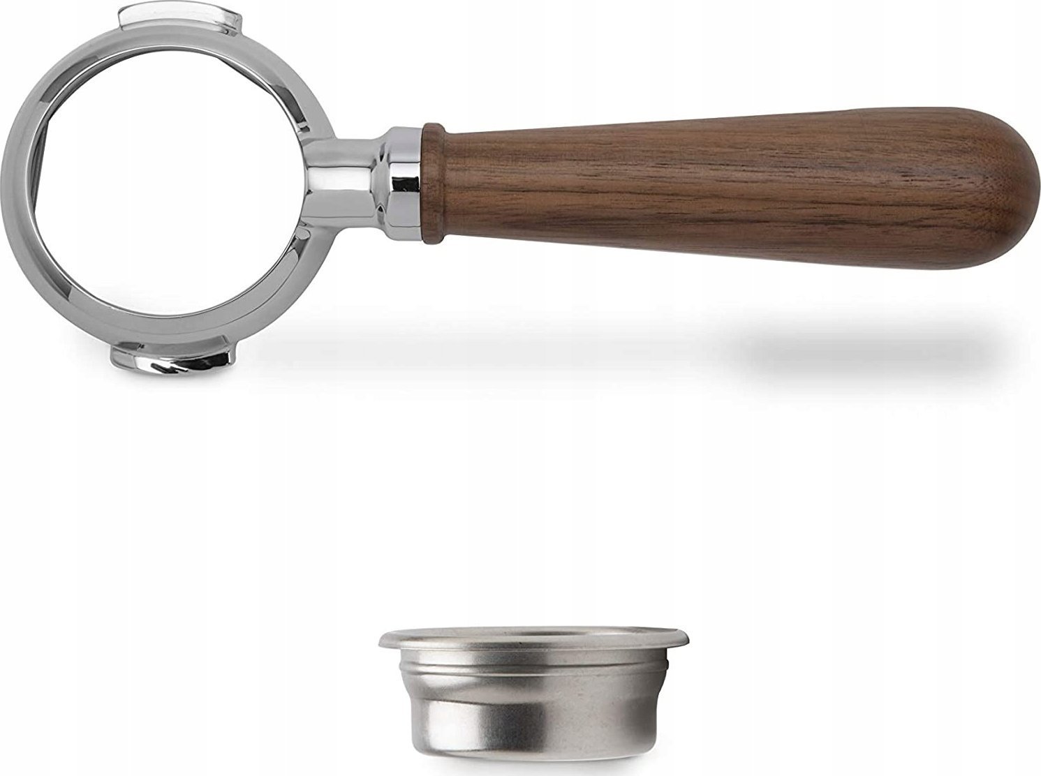 Lelit Lelit - PLA580W Portafiltr 58mm bez wylewek z drewnianą rączką