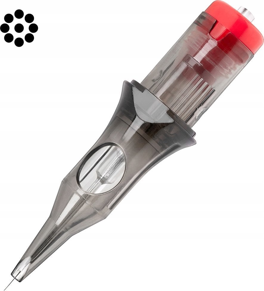 Activeshop Cartridge do tatuażu El Cartel V2 - 0.30 9RL Medium Taper 10 szt.
