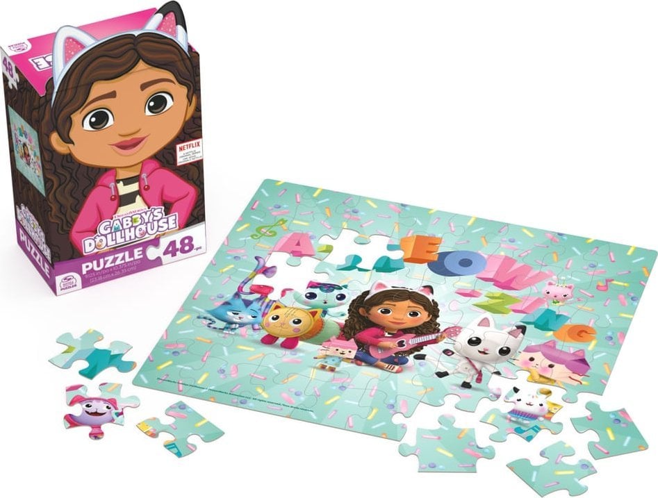 SPINMASTER GAMES SPINMASTER GAMES puzzle Gabby's Dollhouse, 48pcs., 6065937