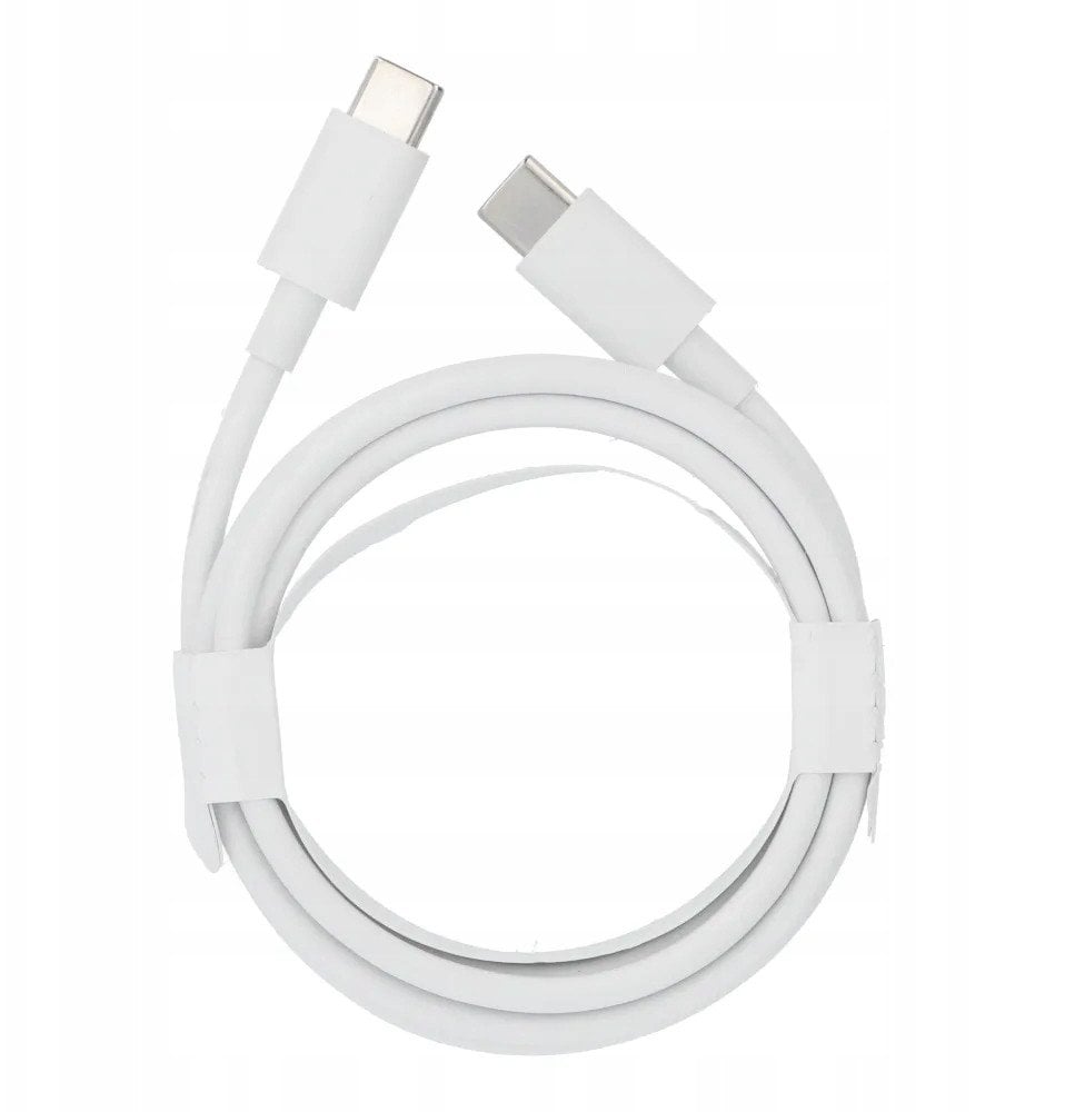 Kabel USB USB-C - USB-C 1 m Biały