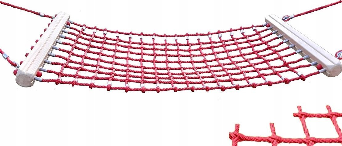 AllForBaby HAMAK DO UŻYTKU PUBLICZNEGO Z LIN ZBROJONYCH