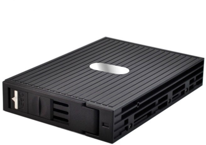 JOUJYE ST-1111SS SATA mobile rack 8.9cm 3.5Zoll schwarz fuer 6.4cm 2.5Zoll HDD SATA SAS