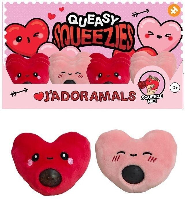 Pluszowa zabawka sensowyczna J'Adoramals Heart MIX