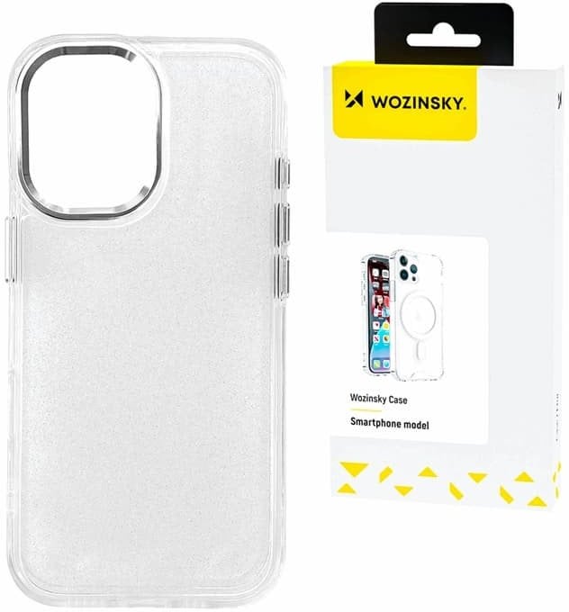 Etui Wozinsky Glitter Case na Samsung Galaxy S25 Ultra - przezroczyste z brokatem