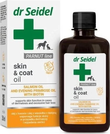 Dr Seidel Dr Seidel Olej dla Psa Kota Na Skórę i Sierść 250ml