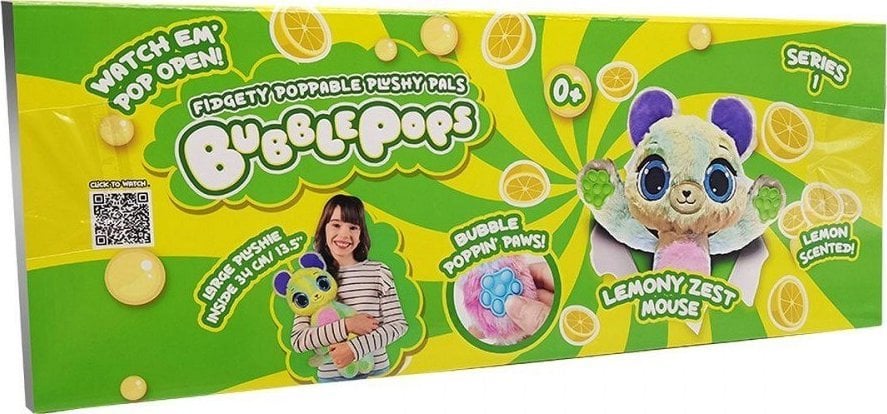 Cobi Maskotka Bubble Pops Pachnące maskotki - Myszka z cytrynową skórką
