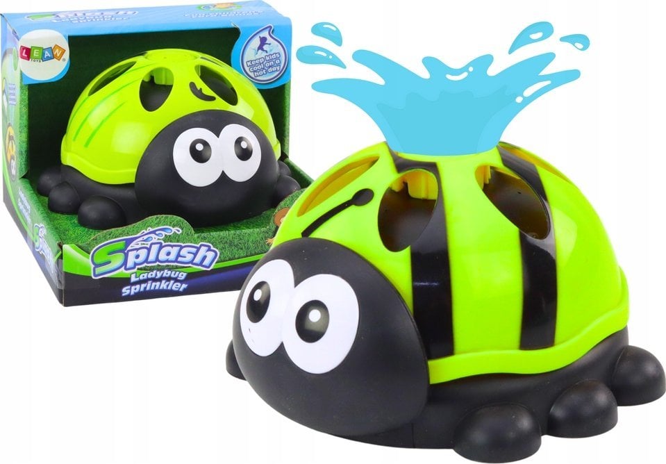 LeanToys Zraszacz Ogrodowy Biedronka Fontanna Wodna Zielona