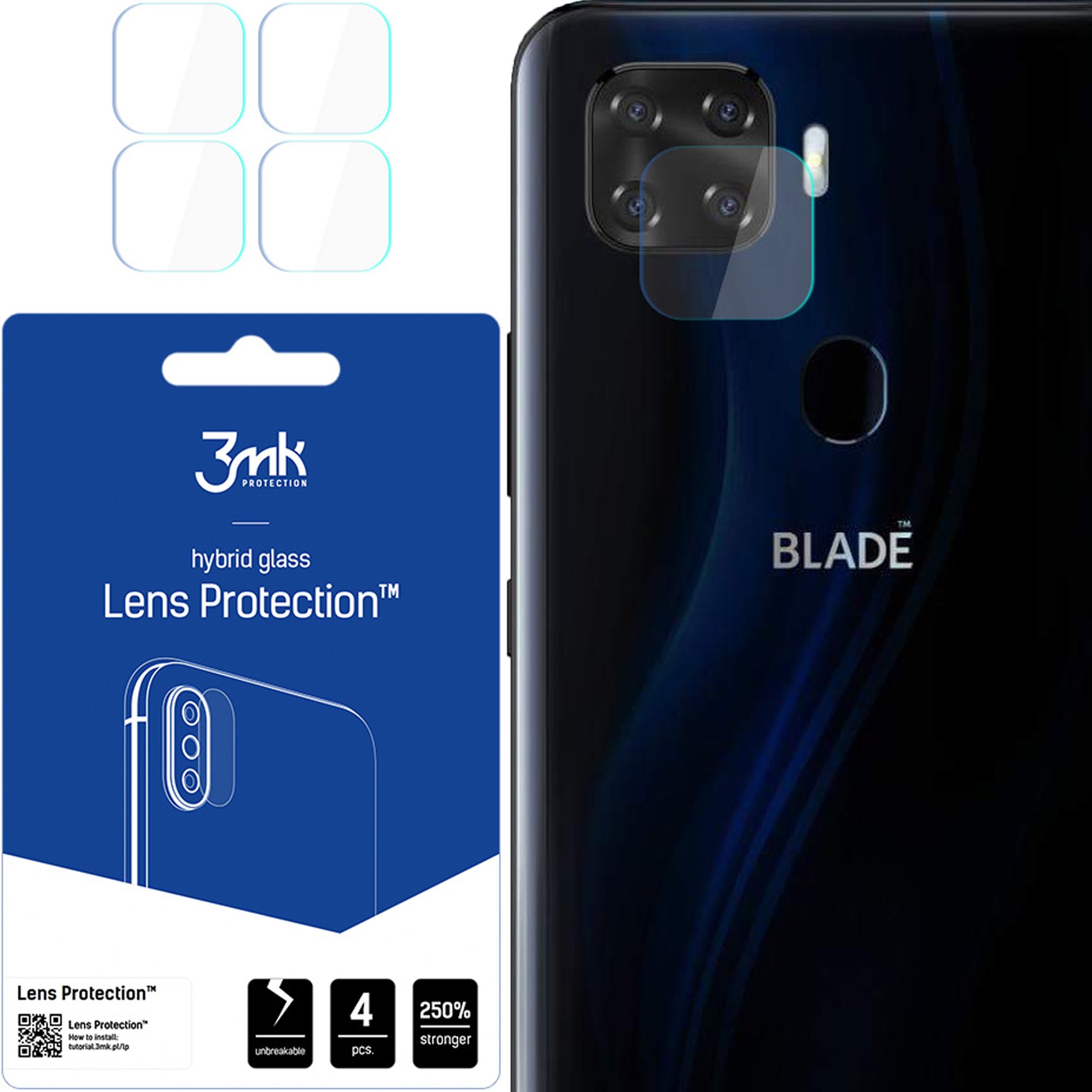 ZTE BLADE X1 5G - 3MK LENS PROTECTION