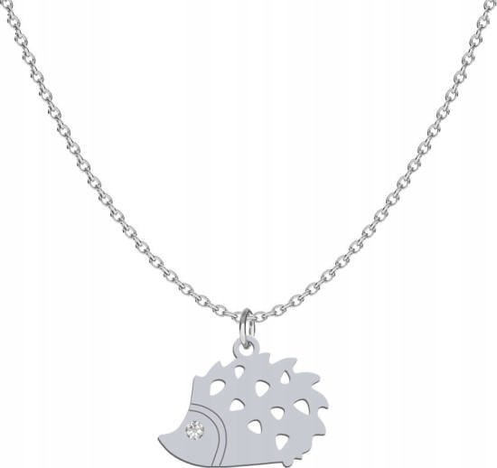 Radziszewska Jewellery Naszyjnik Srebrny Jeż Łańcuszek 925 Prezent Biżuteria DEDYKACJA GRATIS