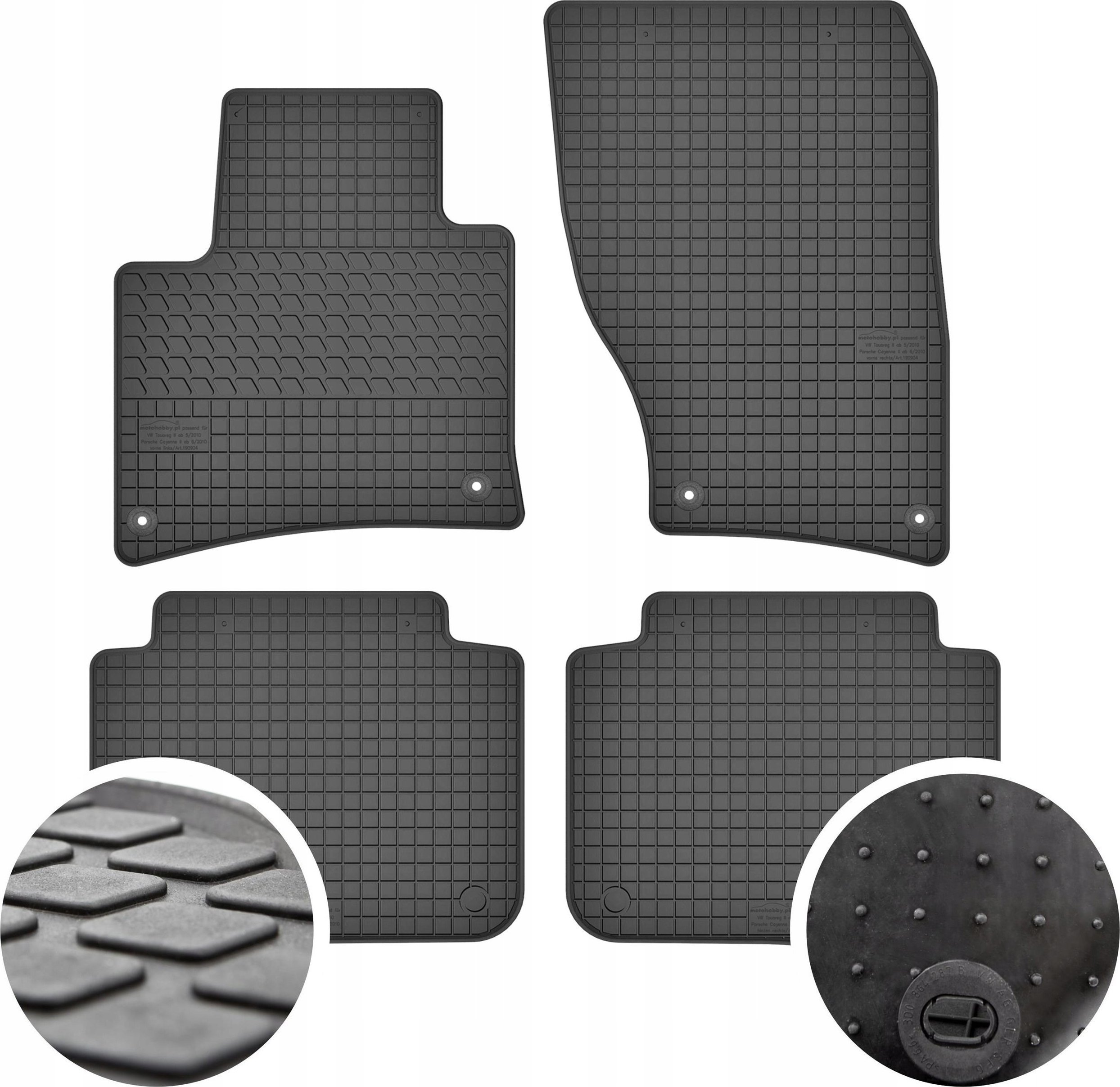 GeyerHosaja Dywaniki gumowe do Porsche Cayenne II (2010-2017)