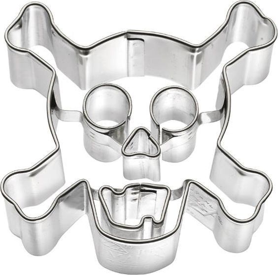 Birkmann Foremka do wykrawania ciastek CZASZKA I PISZCZELE / Birkmann uniwersalny