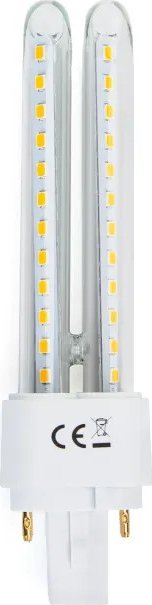 Świetlówka kompaktowa Aigostar Świetlówka tuba LED PLC 2U 11W biała ciepła Świetlówka tuba LED PLC 2U 11W biała ciepła