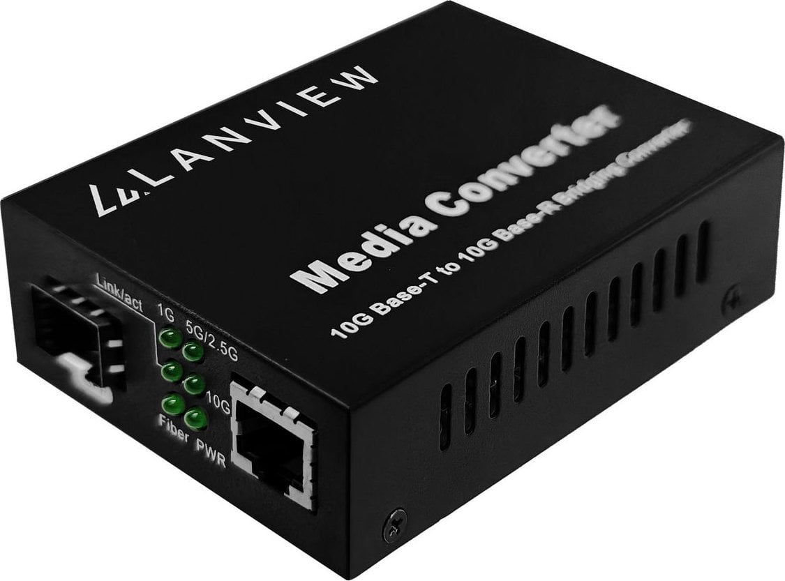 Konwerter światłowodowy Lanview 10GBase-T RJ45 to 10GBase-X
