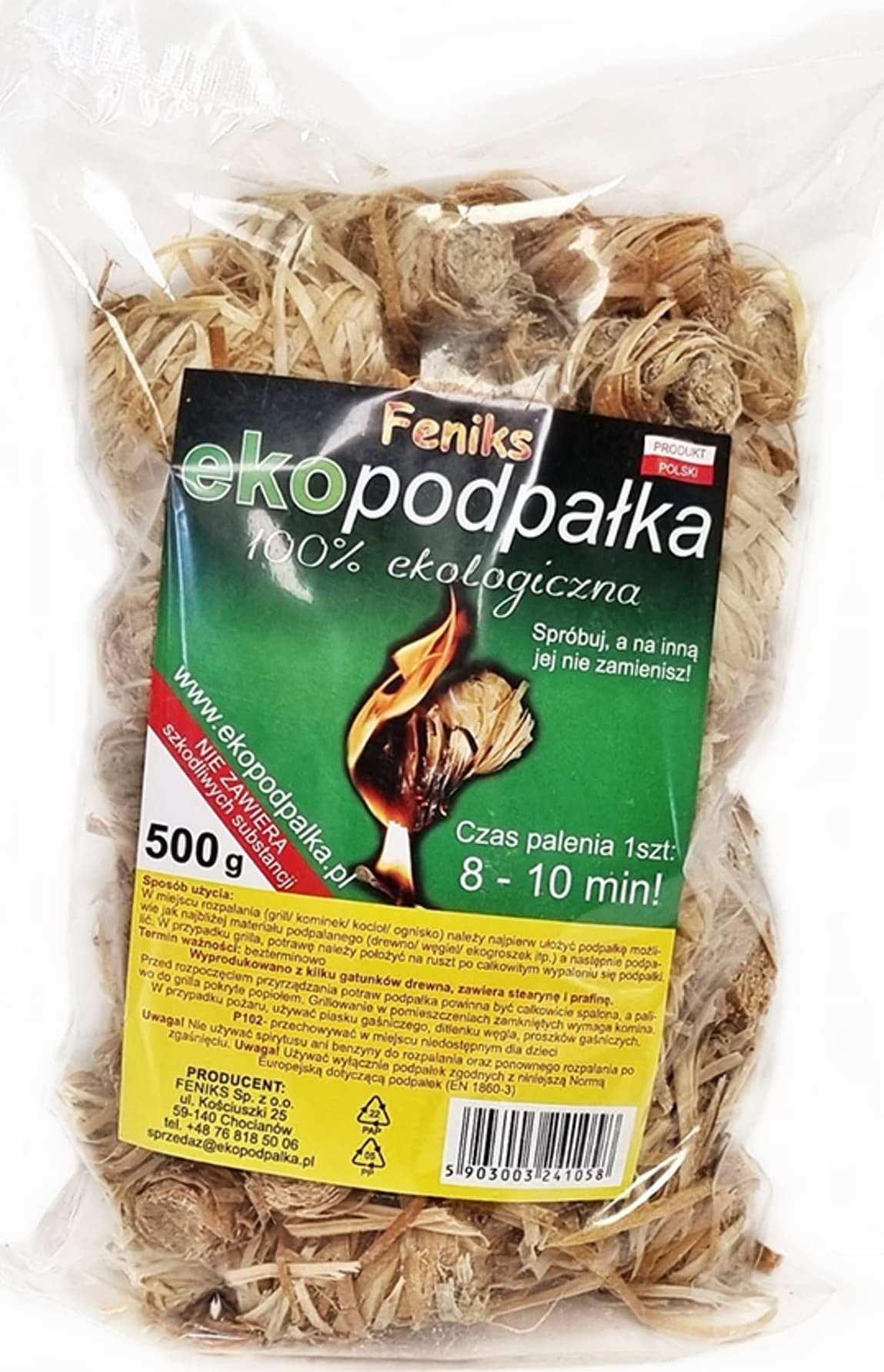 Feniks Podpałka ekologiczna Feniks (500 g)